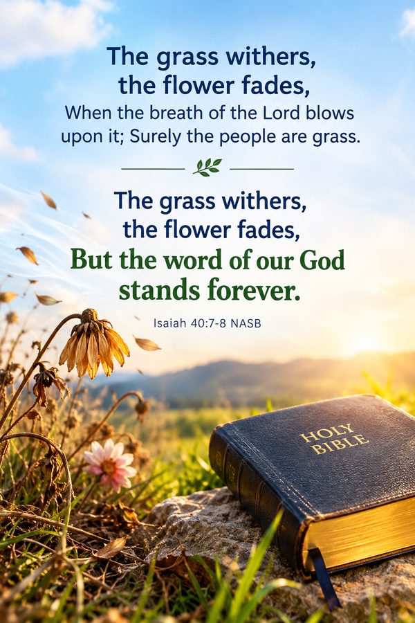 GOD’S WORD STANDS FOREVER